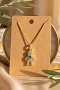 ZENVY Little Love Boy Pendant Necklace