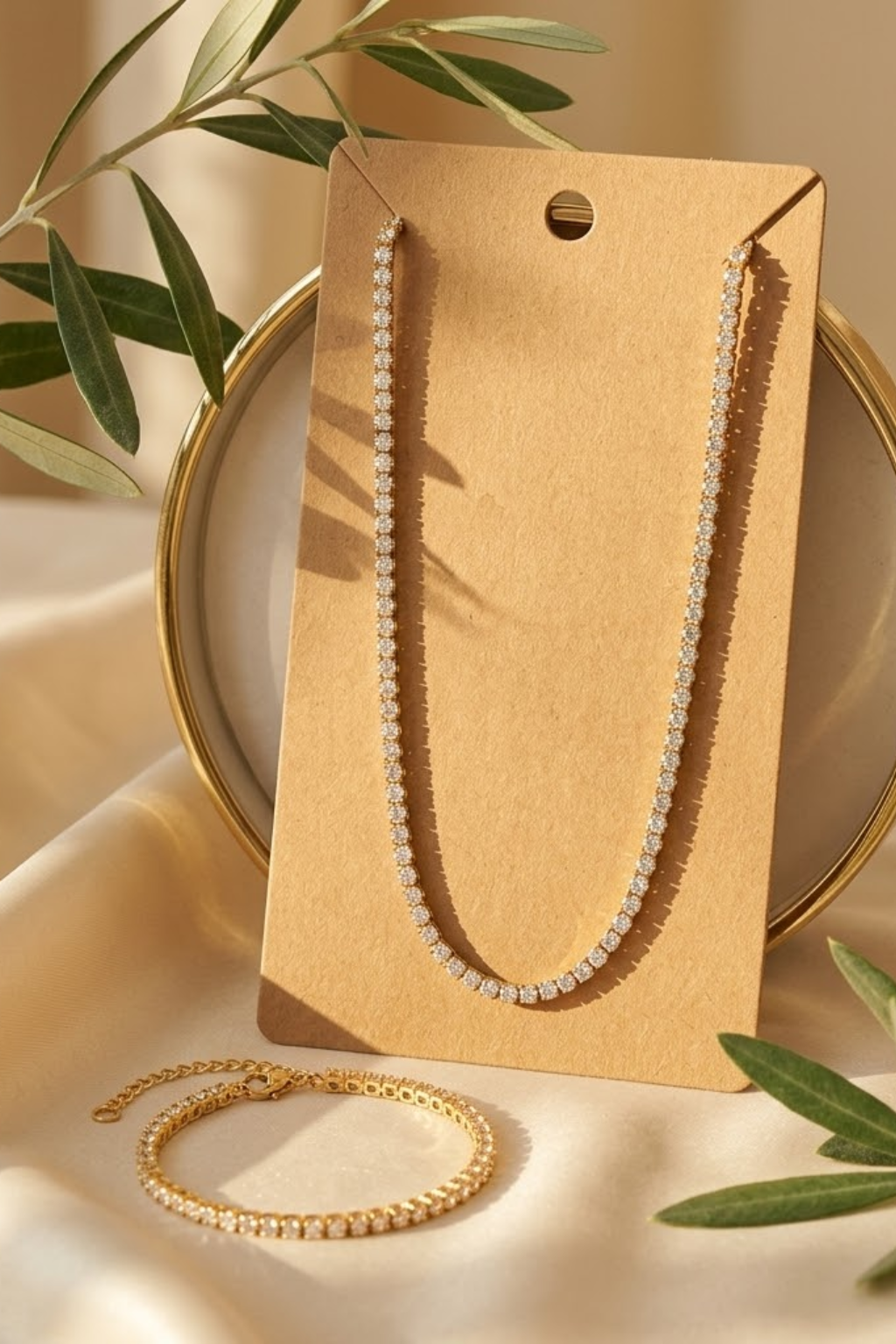ZENVY Golden Shine Necklace