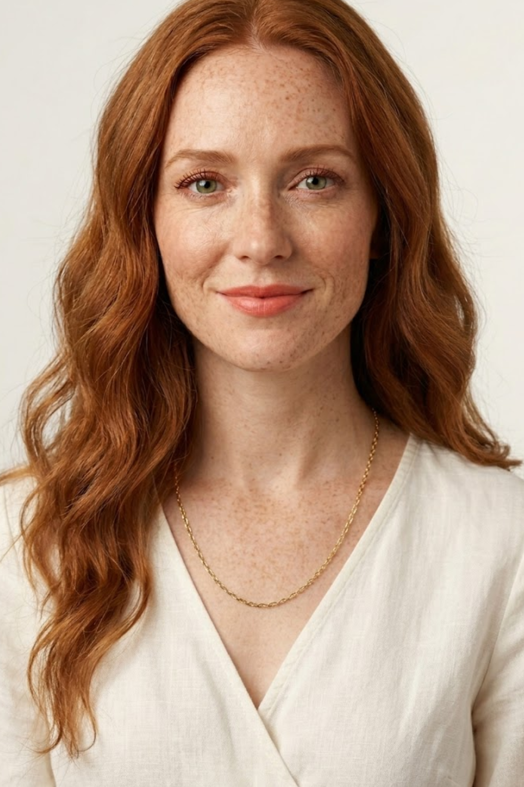 ZENVY Golden Twist Chain Necklace