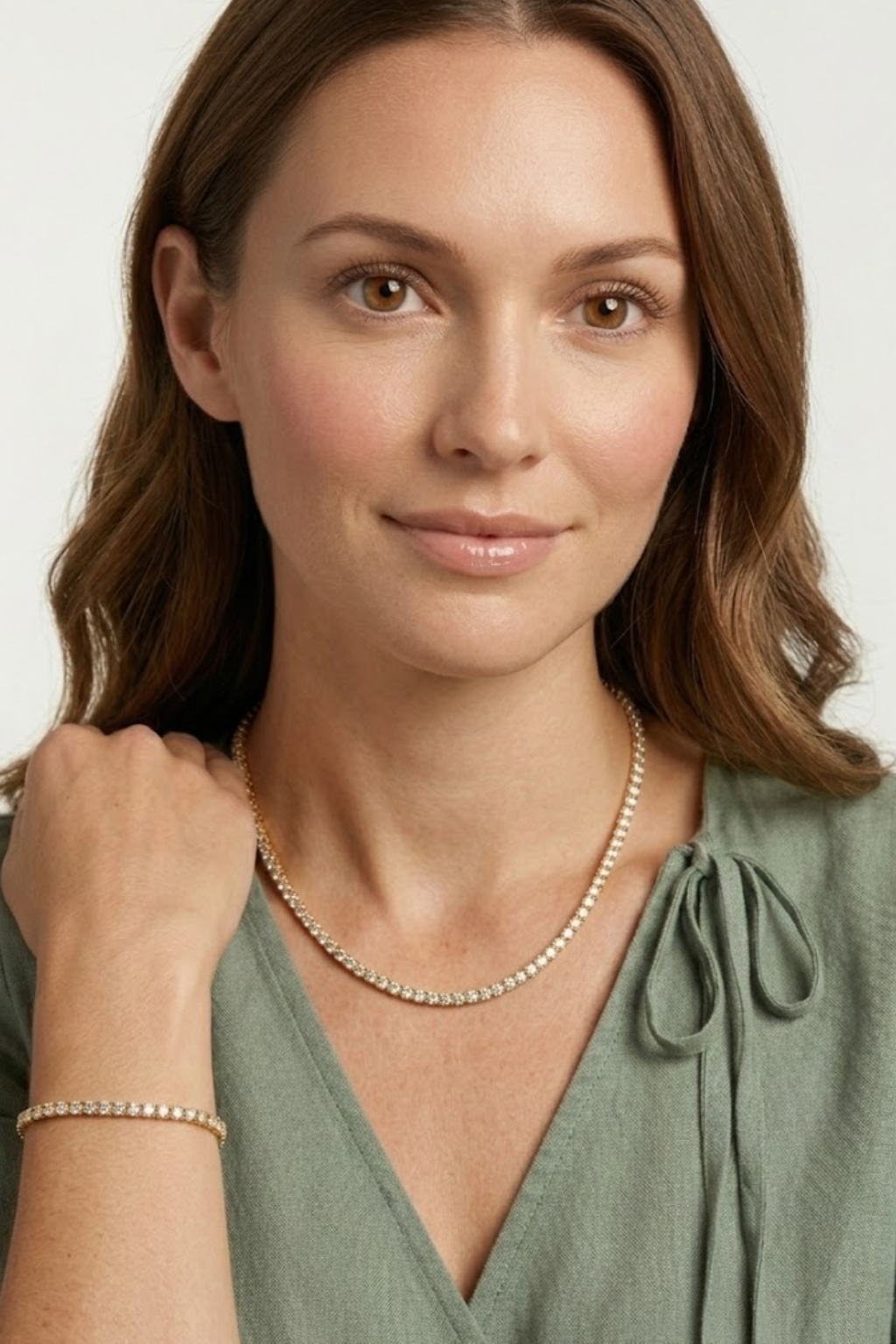 ZENVY Golden Shine Necklace