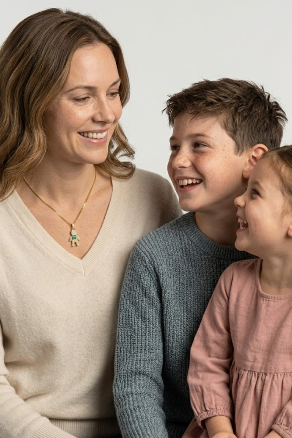 ZENVY Little Love Boy Pendant Necklace