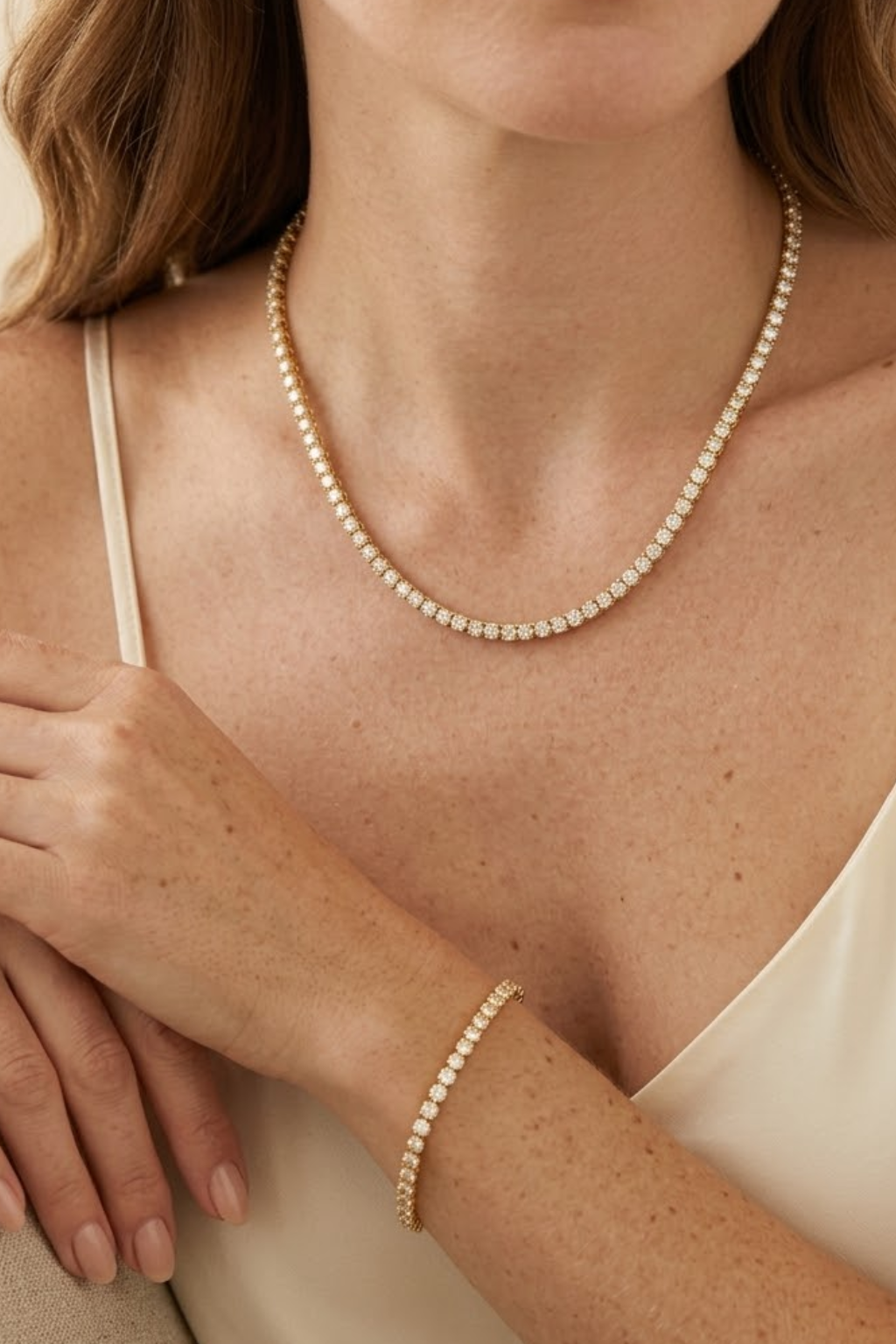 ZENVY Golden Shine Necklace